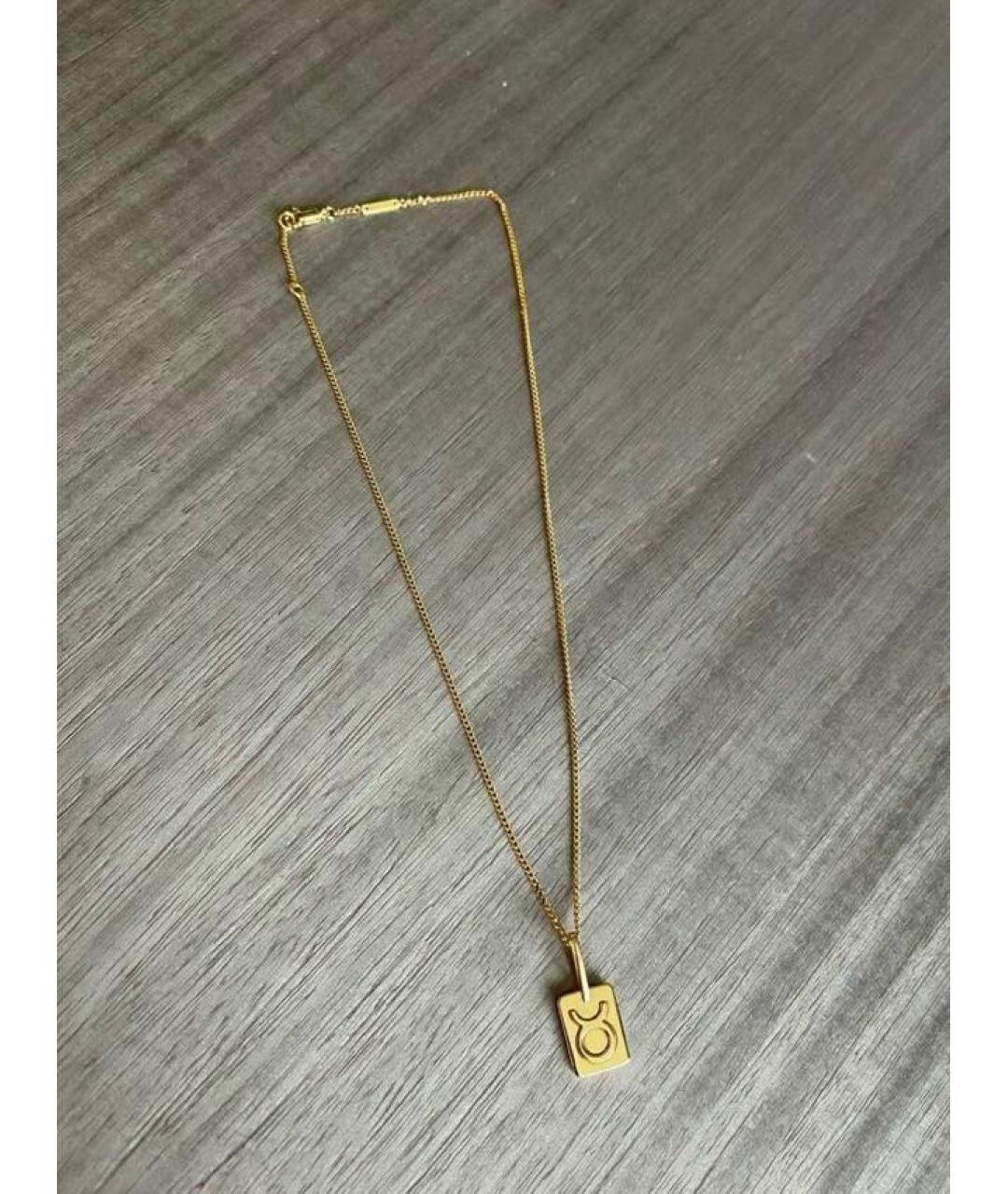 CELINE Золотое колье, фото 4