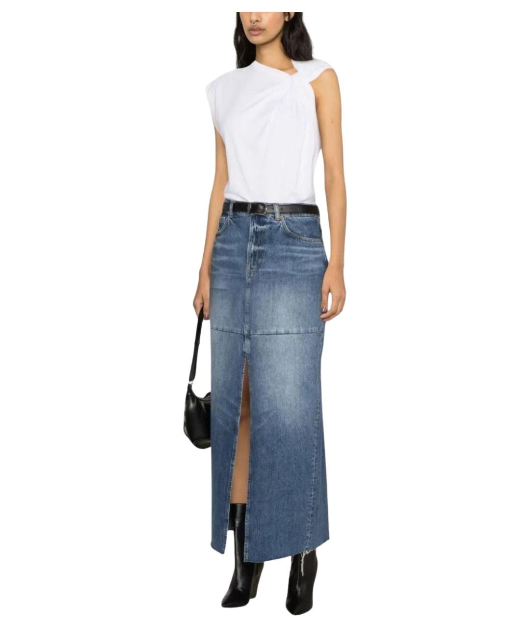 ISABEL MARANT Белая хлопковая футболка, фото 4