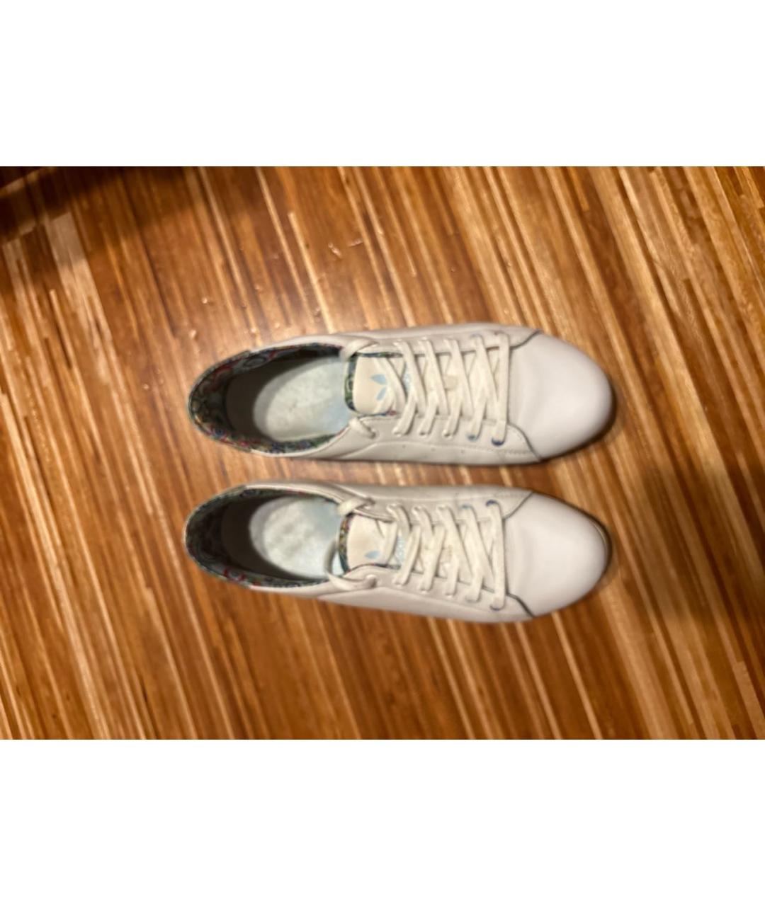 ADIDAS BY STELLA MCCARTNEY Белые кожаные кроссовки, фото 2