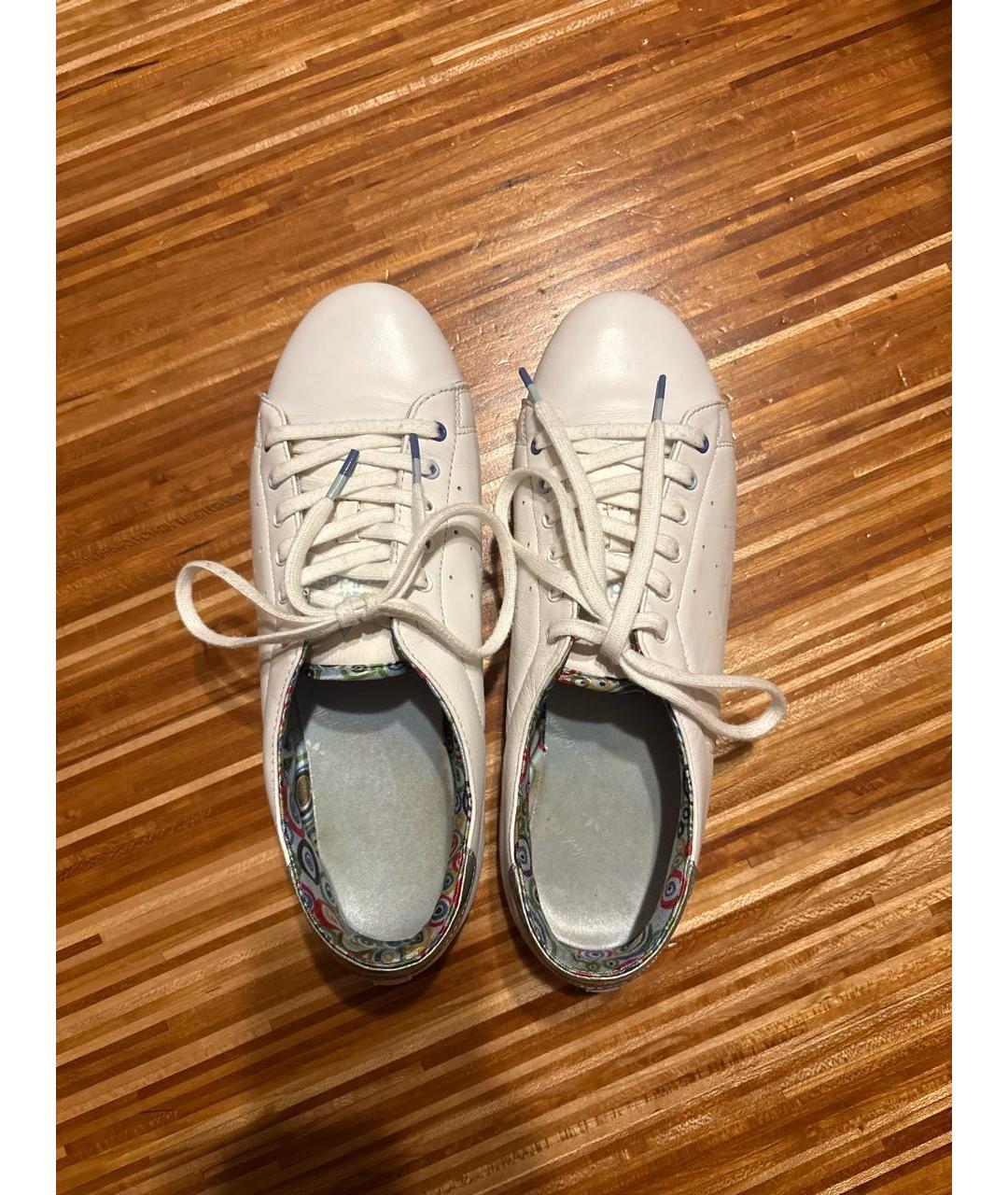 ADIDAS BY STELLA MCCARTNEY Белые кожаные кроссовки, фото 3