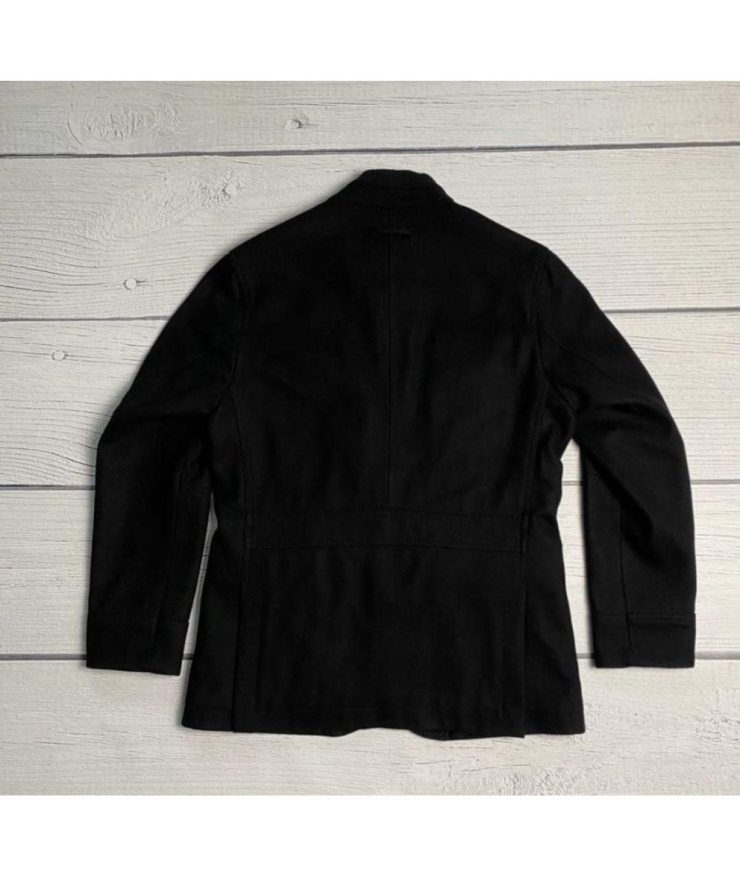 ARMANI COLLEZIONI Черное шерстяное пальто, фото 5