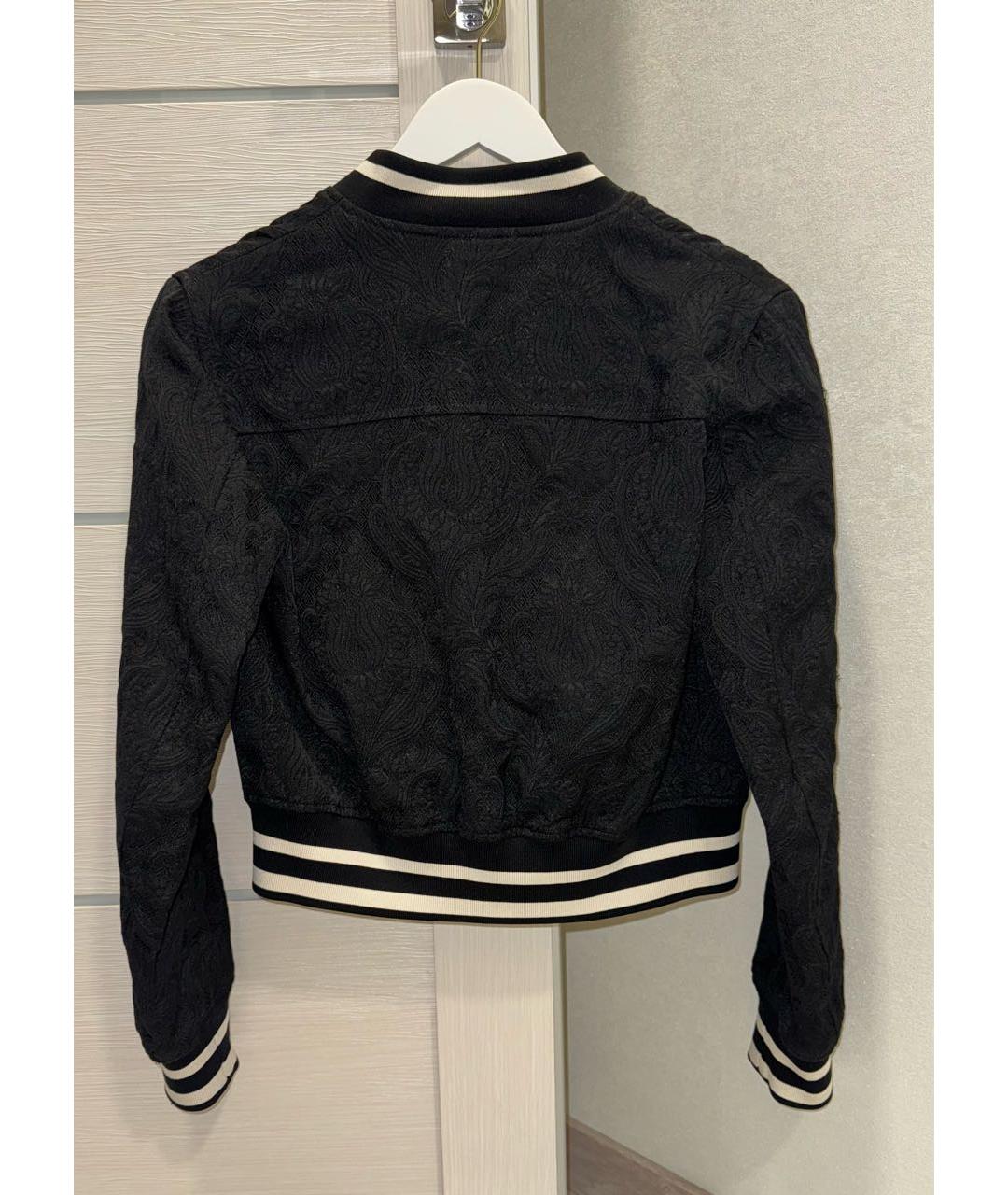 DOLCE&GABBANA Черная полиэстеровая куртка, фото 2