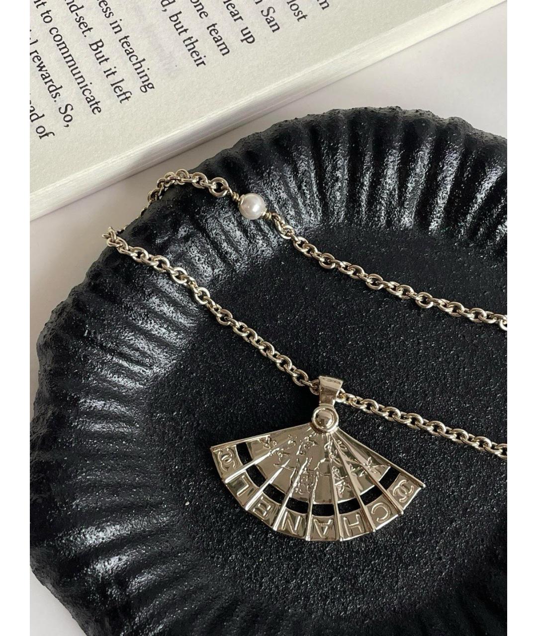 CHANEL Серебряное колье, фото 4