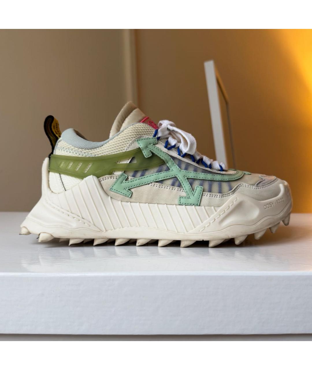 OFF-WHITE Мульти текстильные кроссовки, фото 9