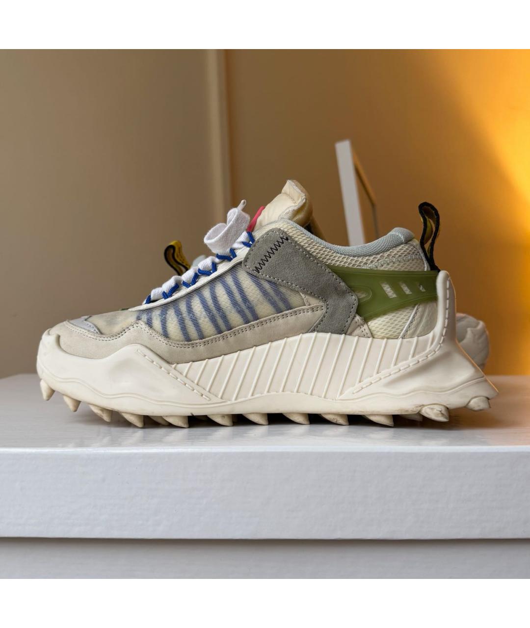 OFF-WHITE Мульти текстильные кроссовки, фото 7