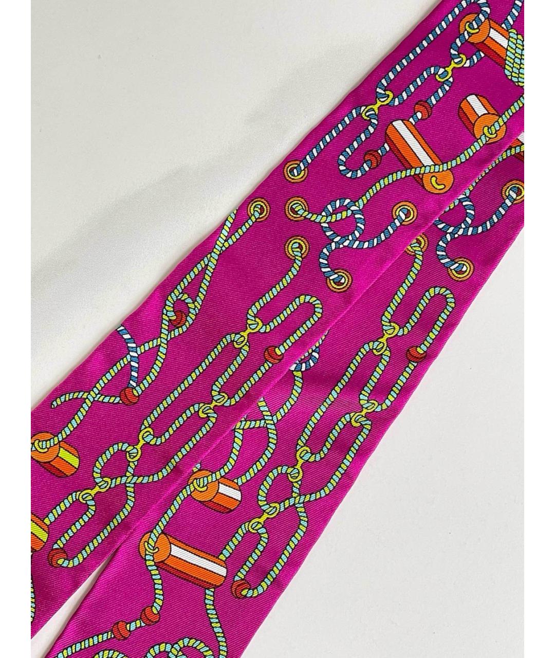 HERMES Фуксия повязка, фото 2