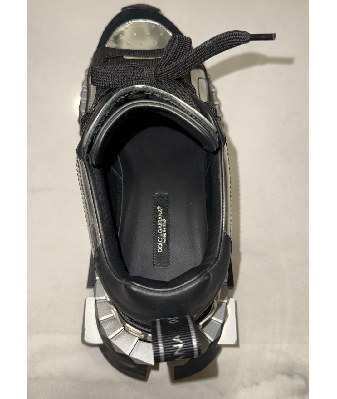 DOLCE&GABBANA Мульти кожаные кроссовки, фото 3