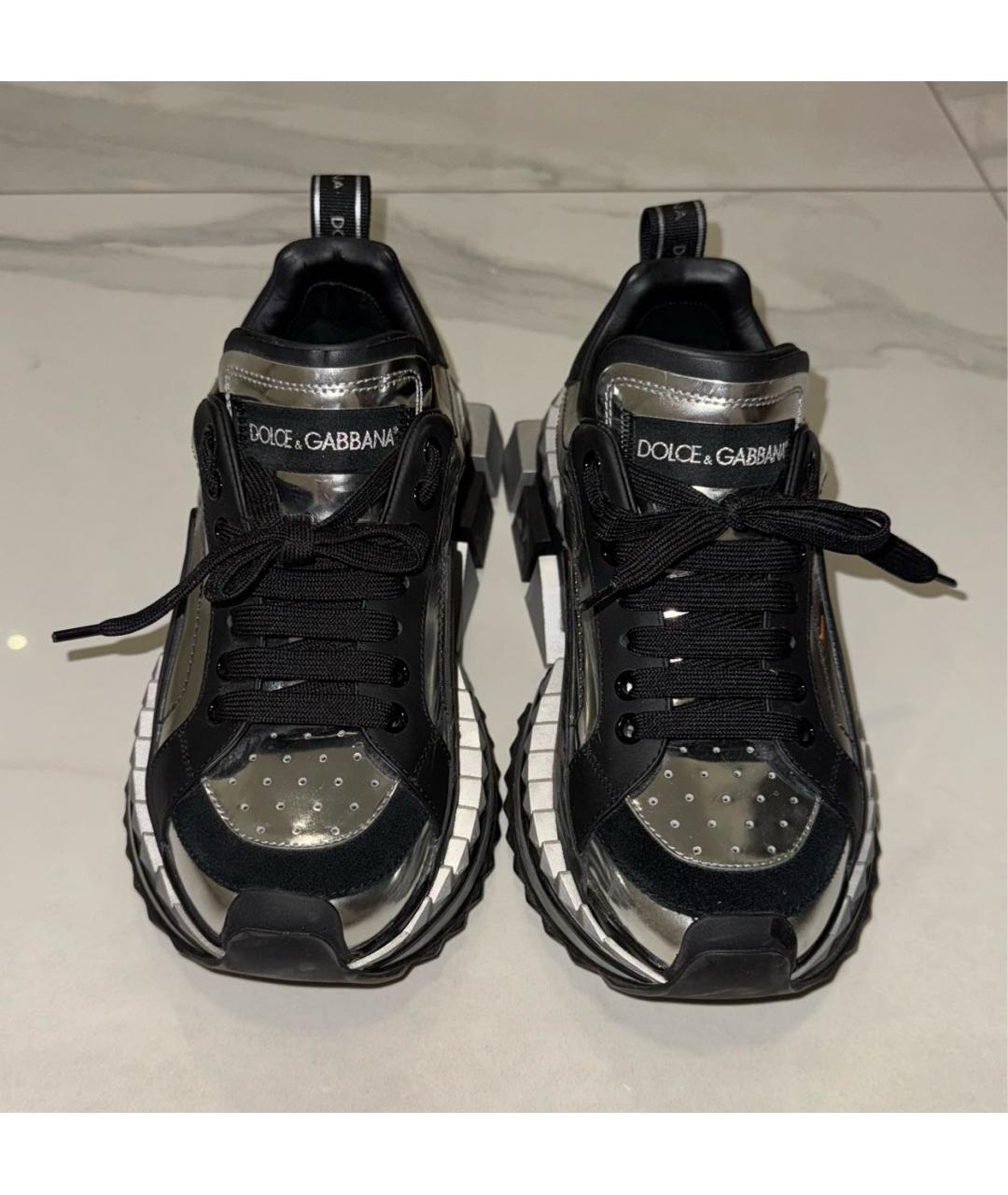 DOLCE&GABBANA Мульти кожаные кроссовки, фото 2