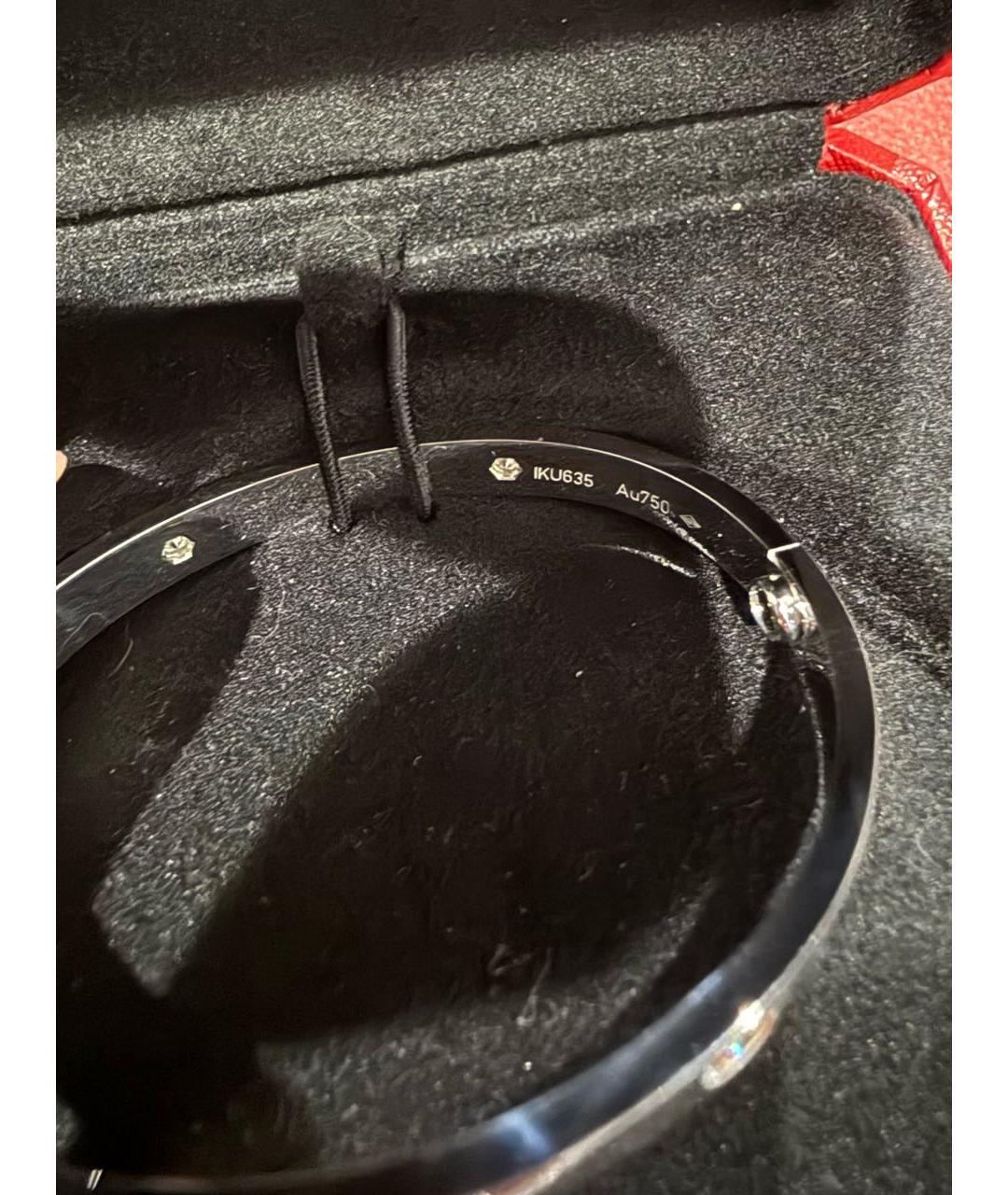 CARTIER Белый браслет из белого золота, фото 4