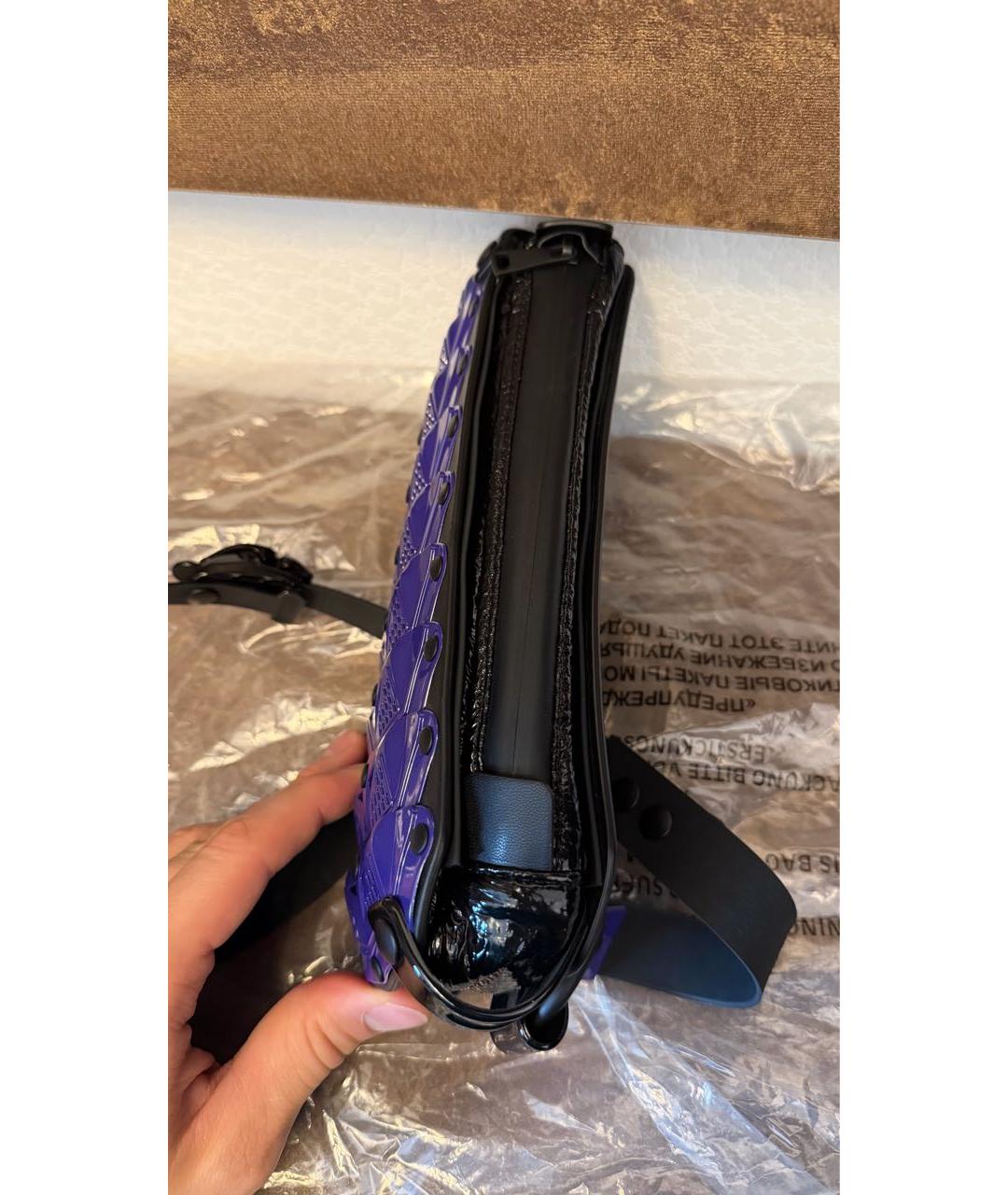 INNERRAUM Фиолетовая сумка на плечо из искусственной кожи, фото 4