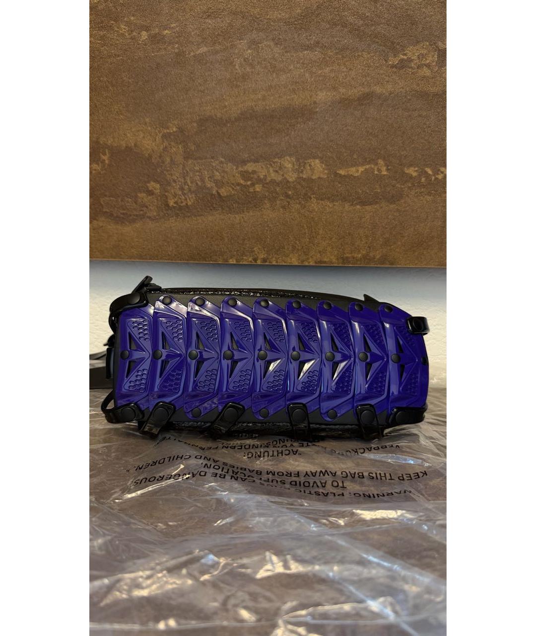 INNERRAUM Фиолетовая сумка на плечо из искусственной кожи, фото 8