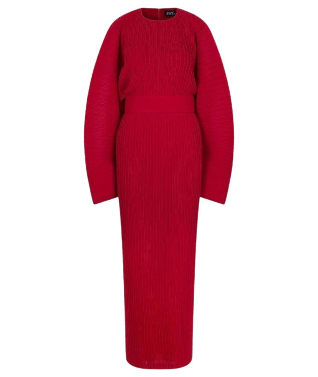 SOLACE LONDON Красное полиэстеровое вечернее платье, фото 1