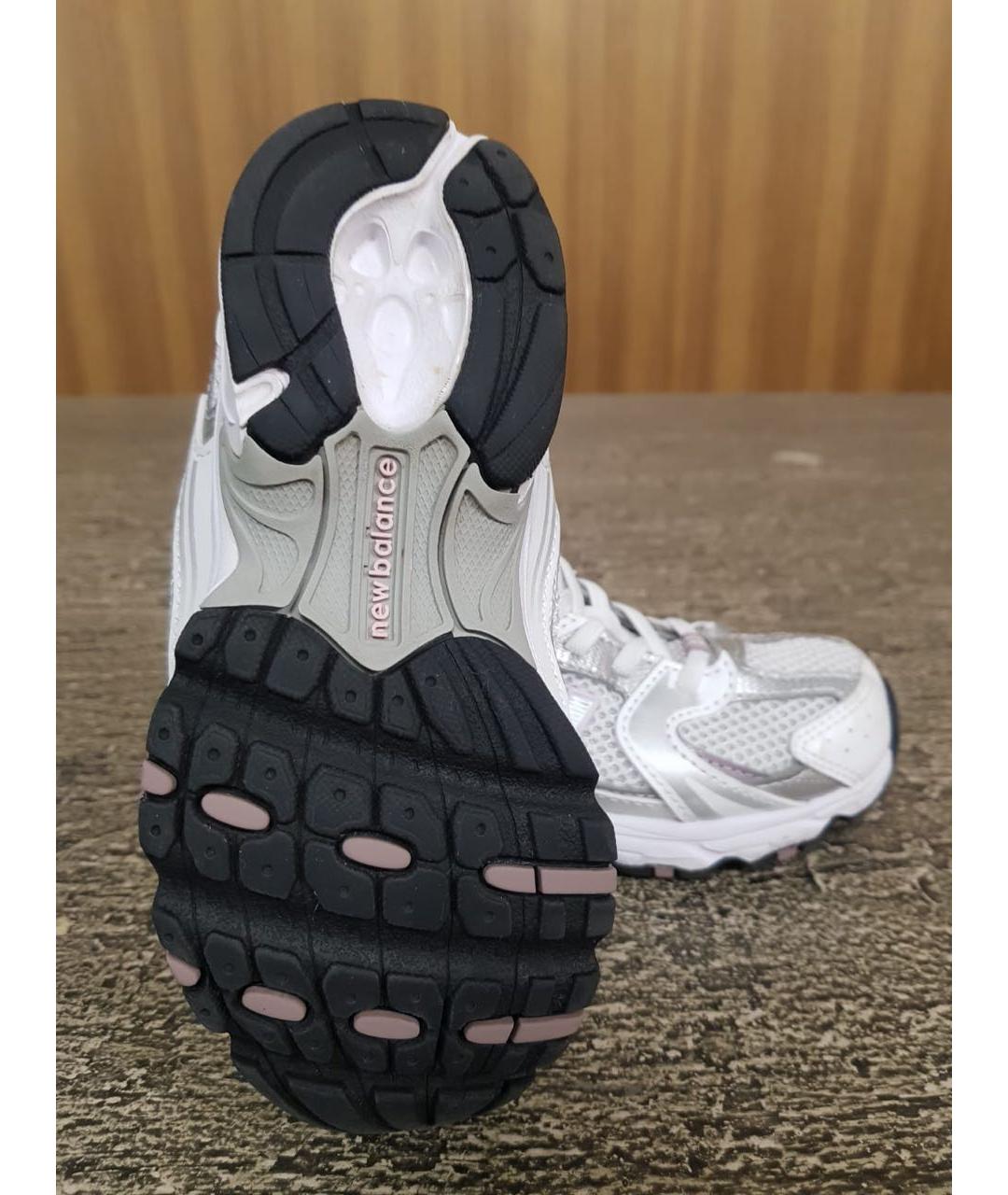 NEW BALANCE KIDS Белые текстильные кеды, фото 8