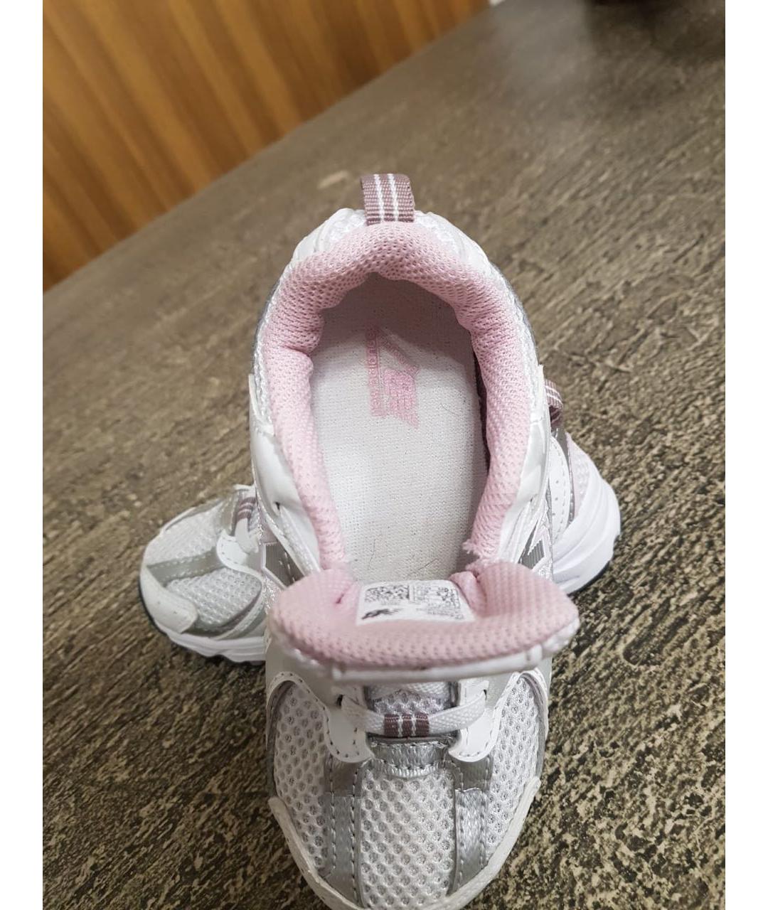 NEW BALANCE KIDS Белые текстильные кеды, фото 5