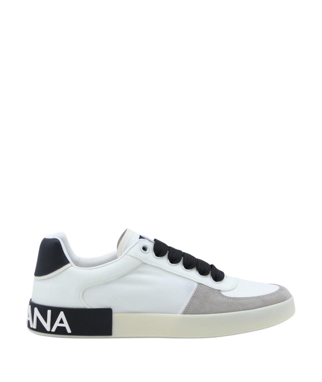 DOLCE&GABBANA Мульти кожаные низкие кроссовки / кеды, фото 1