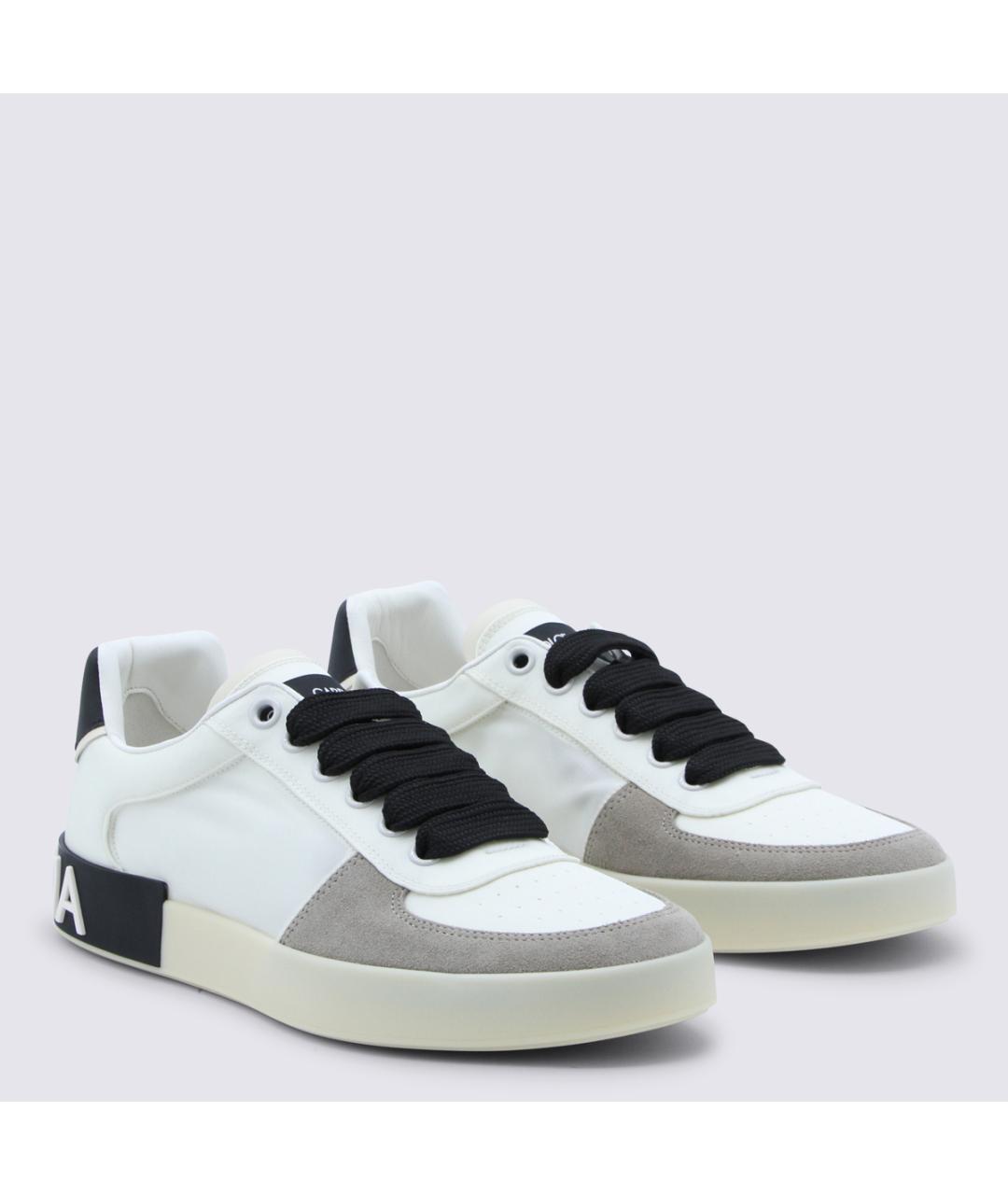 DOLCE&GABBANA Мульти кожаные низкие кроссовки / кеды, фото 2