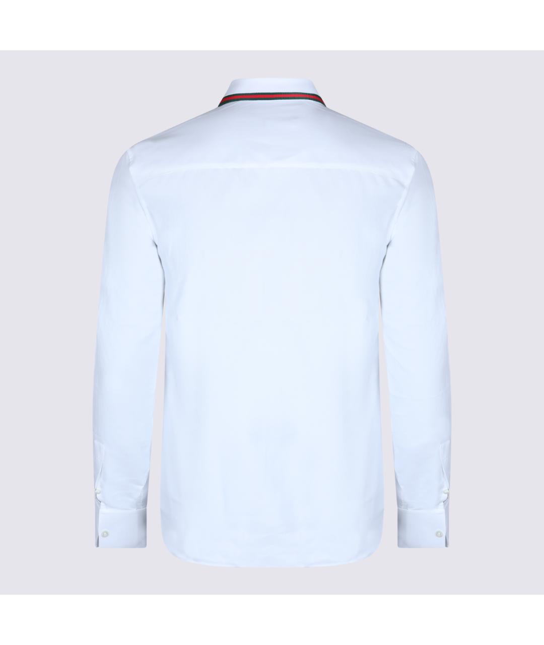 GUCCI Белая хлопковая кэжуал рубашка, фото 2