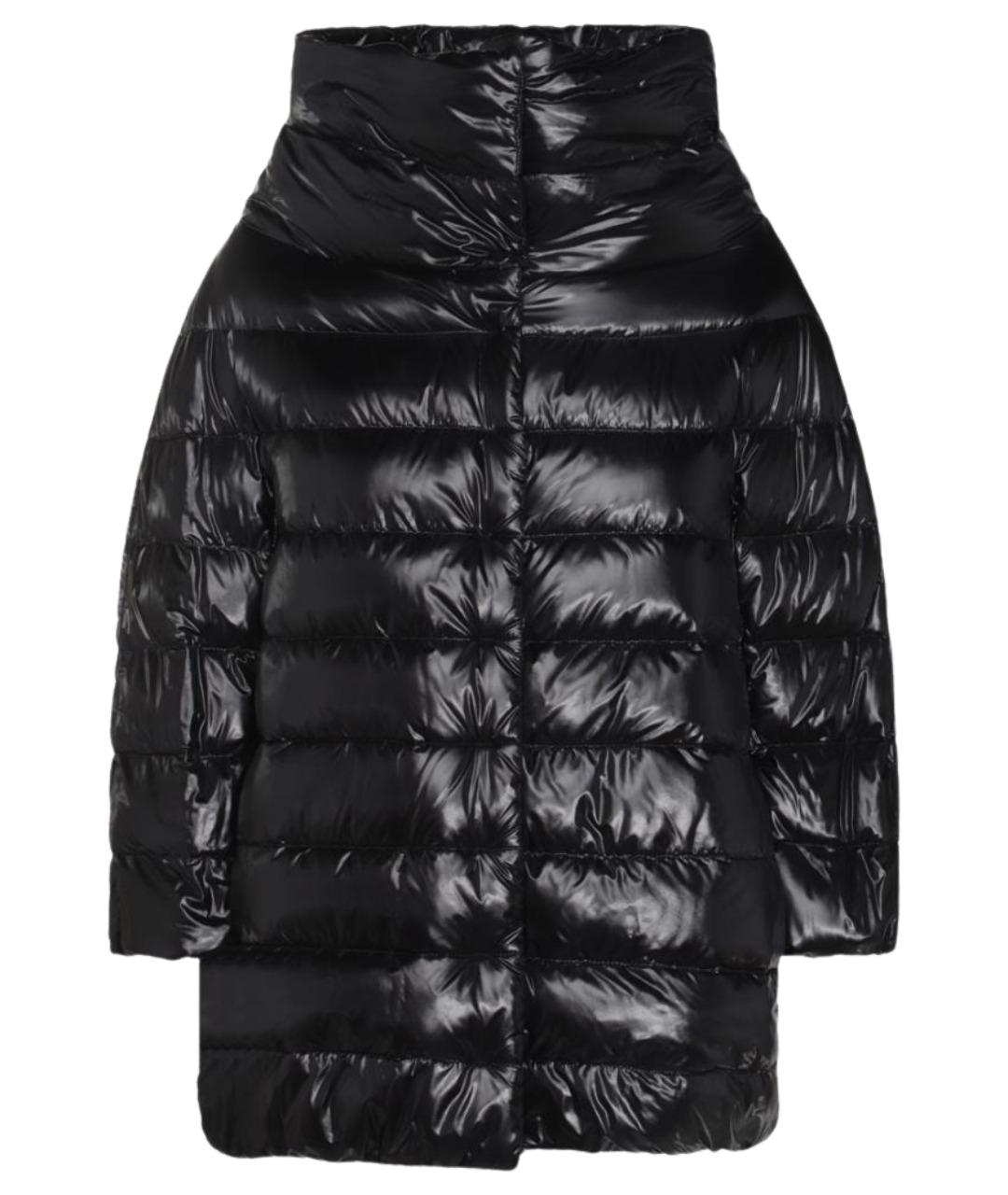HERNO Черный полиэстеровый пуховик, фото 1