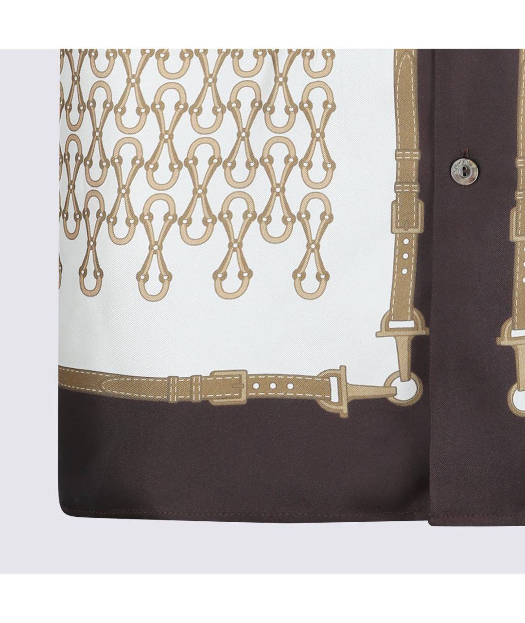 GUCCI Мульти шелковая кэжуал рубашка, фото 4