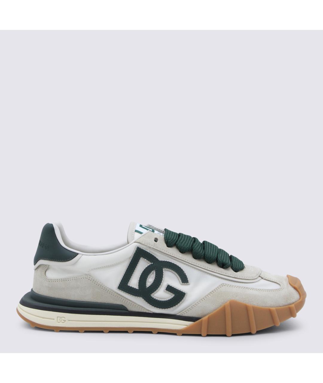 DOLCE&GABBANA Мульти замшевые низкие кроссовки / кеды, фото 1