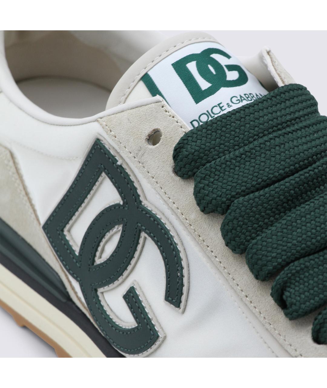 DOLCE&GABBANA Мульти замшевые низкие кроссовки / кеды, фото 4