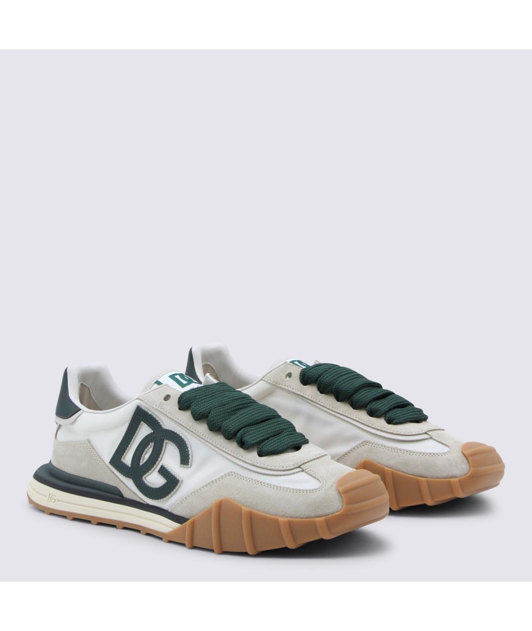 DOLCE&GABBANA Мульти замшевые низкие кроссовки / кеды, фото 2