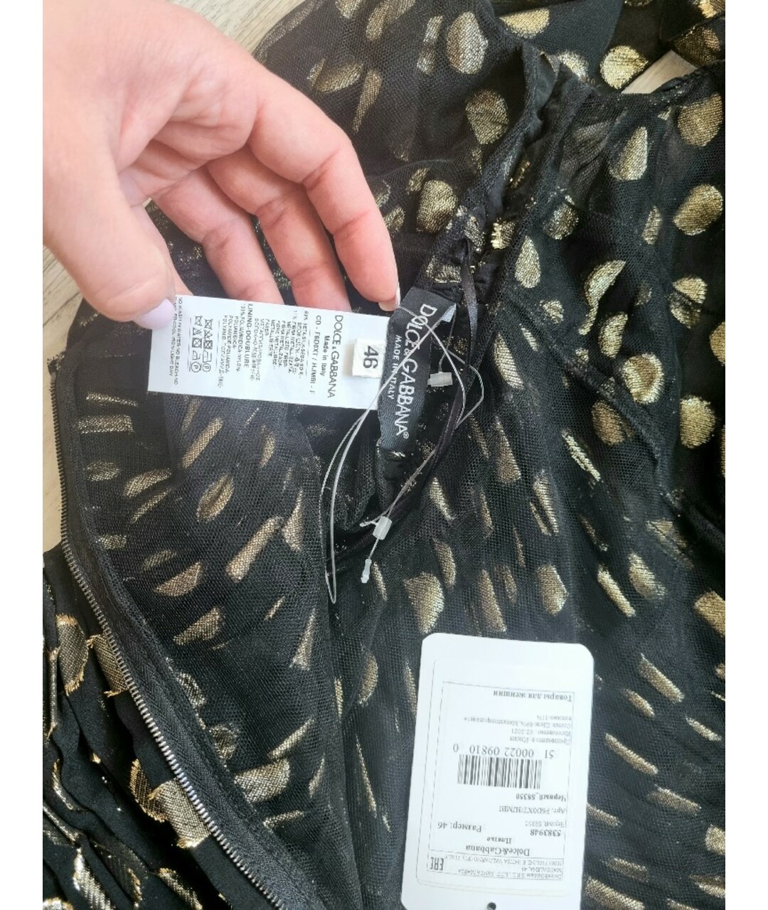 DOLCE&GABBANA Мульти шелковое повседневное платье, фото 5