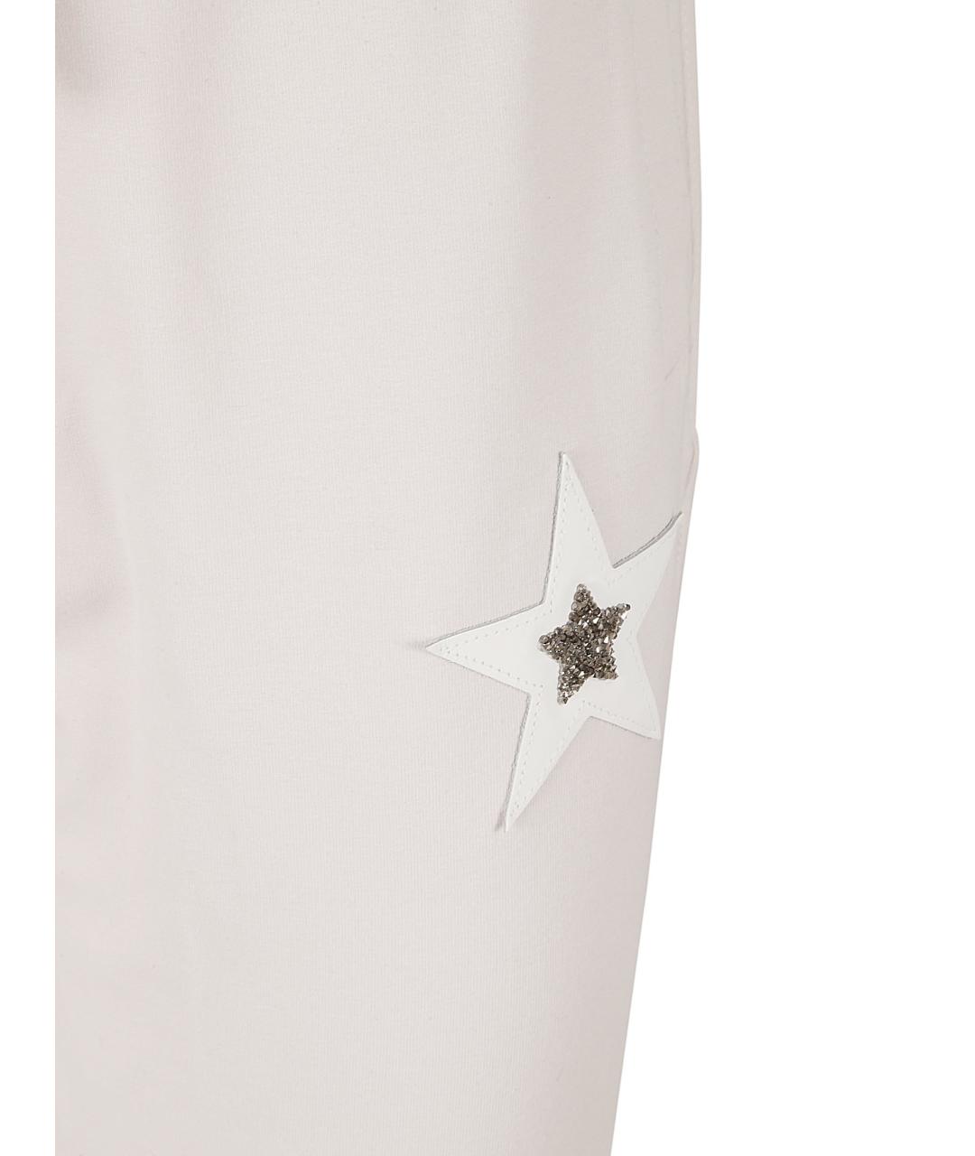 LORENA ANTONIAZZI Серые хлопковые спортивные брюки и шорты, фото 3