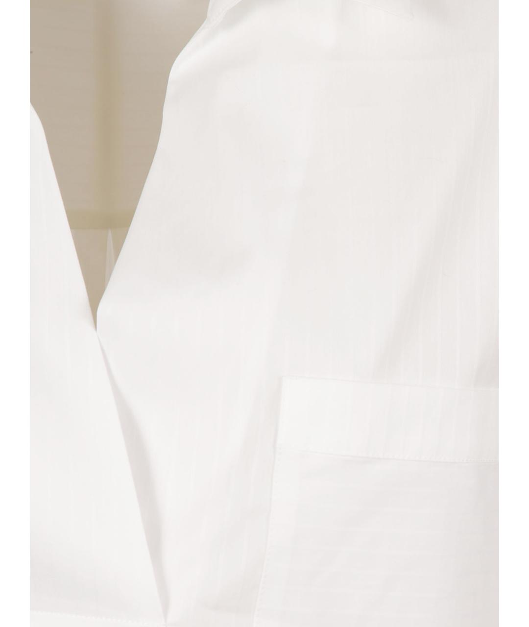 LORENA ANTONIAZZI Бежевая хлопковая рубашка, фото 3