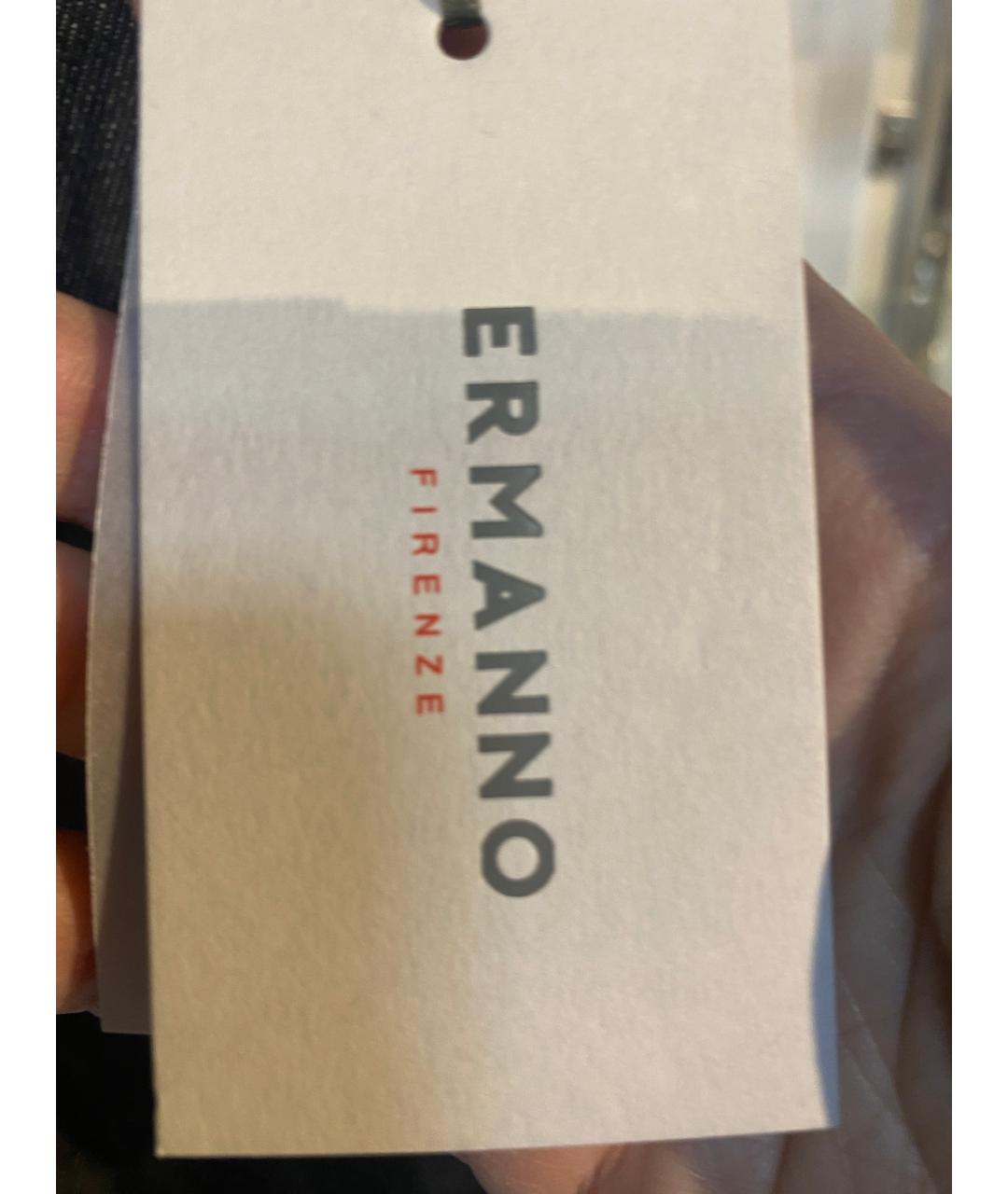 ERMANNO FIRENZE Коричневая ацетатная юбка миди, фото 4