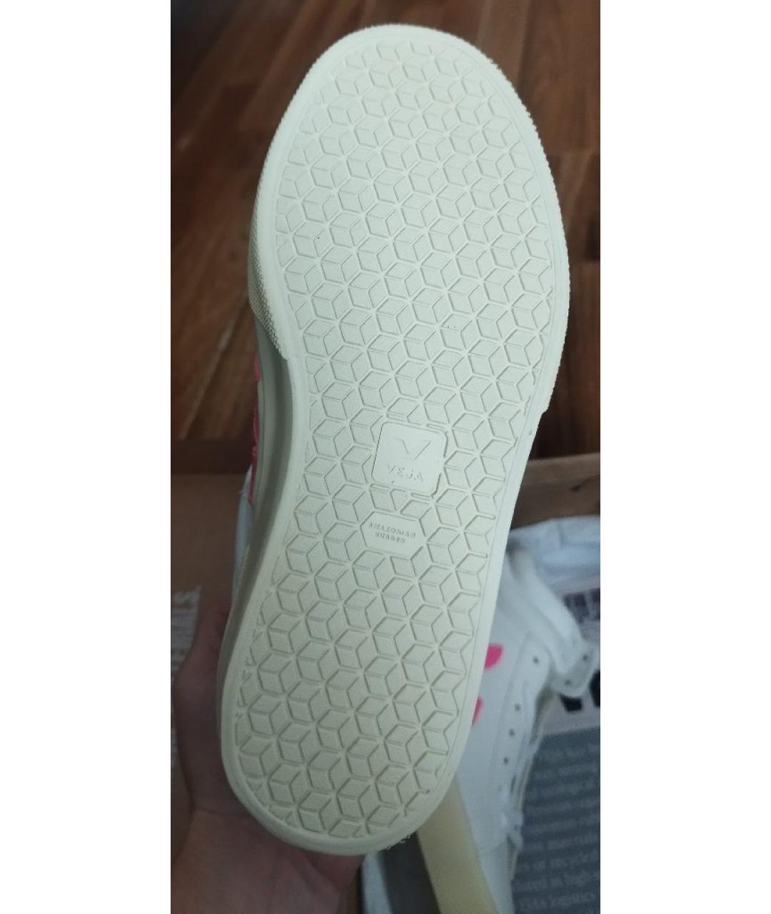 VEJA Белые кожаные кроссовки, фото 6