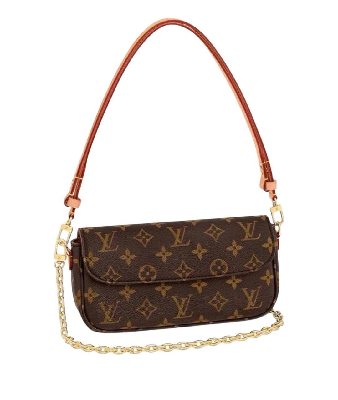 LOUIS VUITTON Коричневая сумка через плечо, фото 1