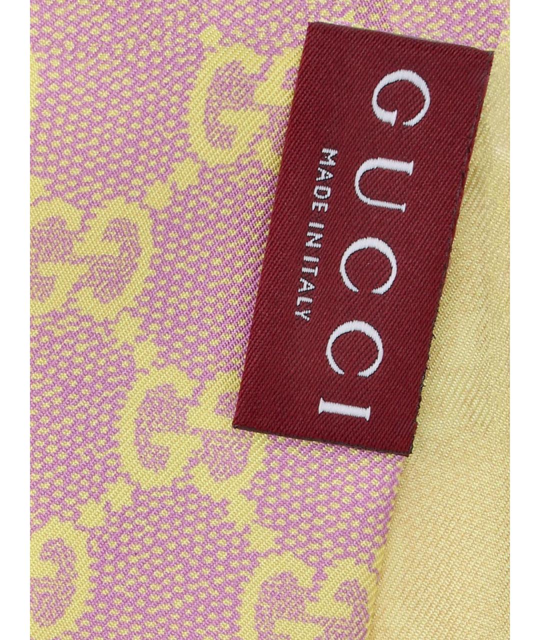 GUCCI Мульти шелковый шарф, фото 2