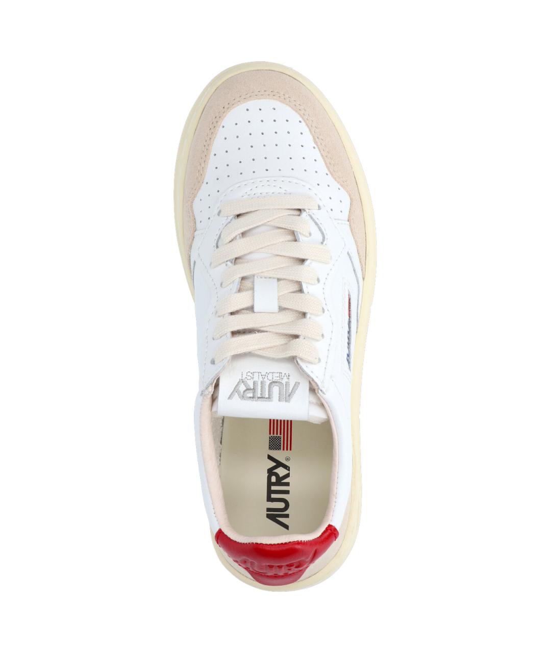 AUTRY Белые кожаные кеды, фото 5
