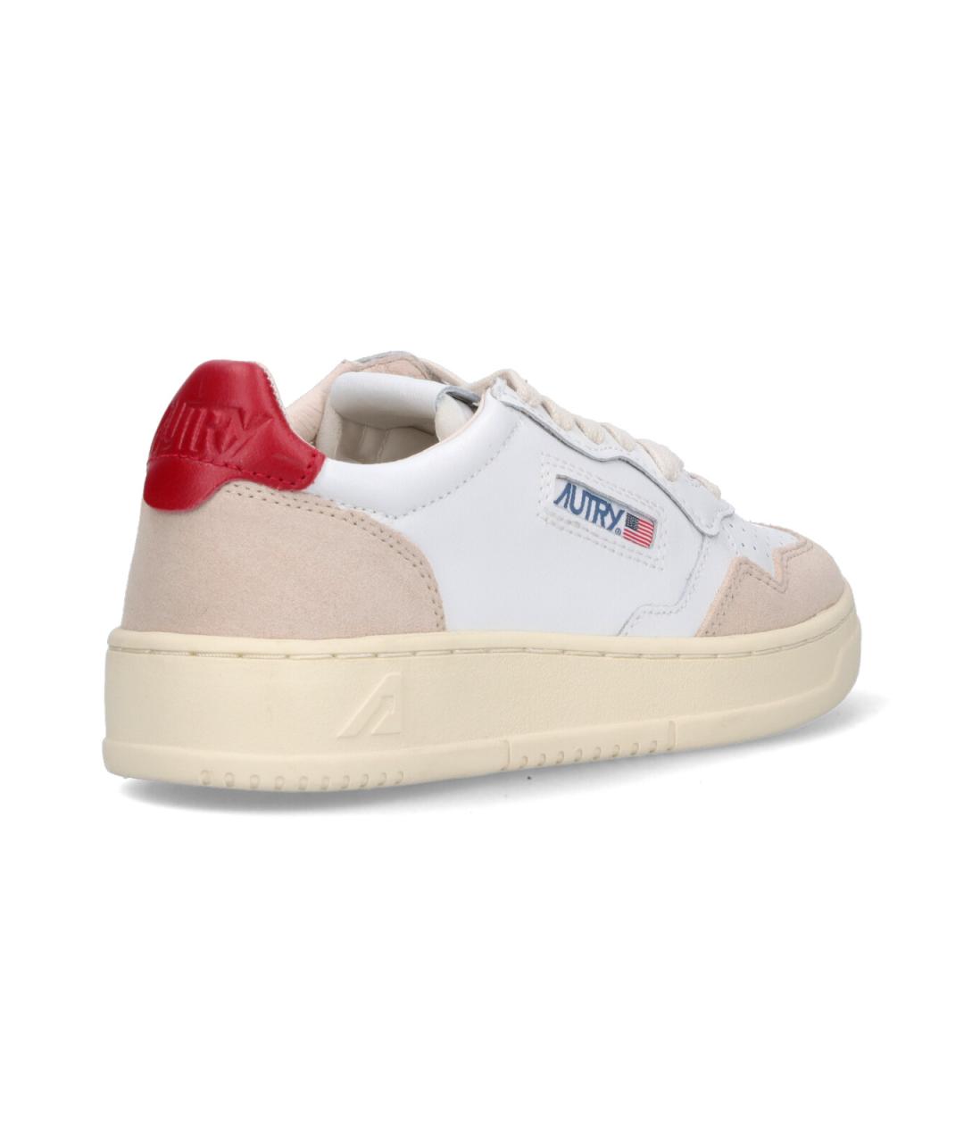 AUTRY Белые кожаные кеды, фото 4