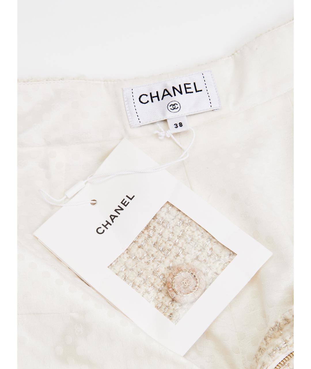 CHANEL Бежевые кашемировые брюки широкие, фото 13