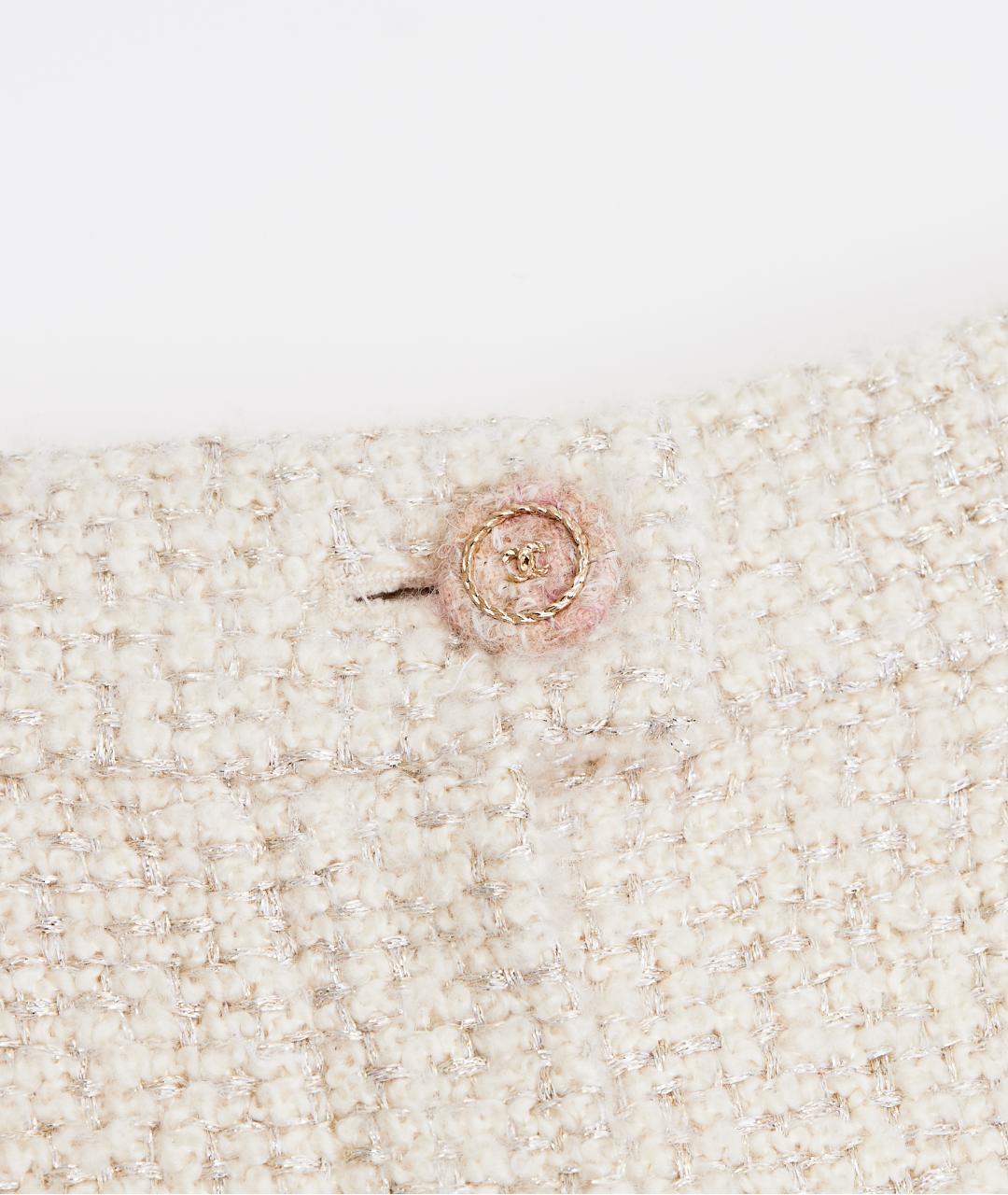 CHANEL Бежевые кашемировые брюки широкие, фото 4