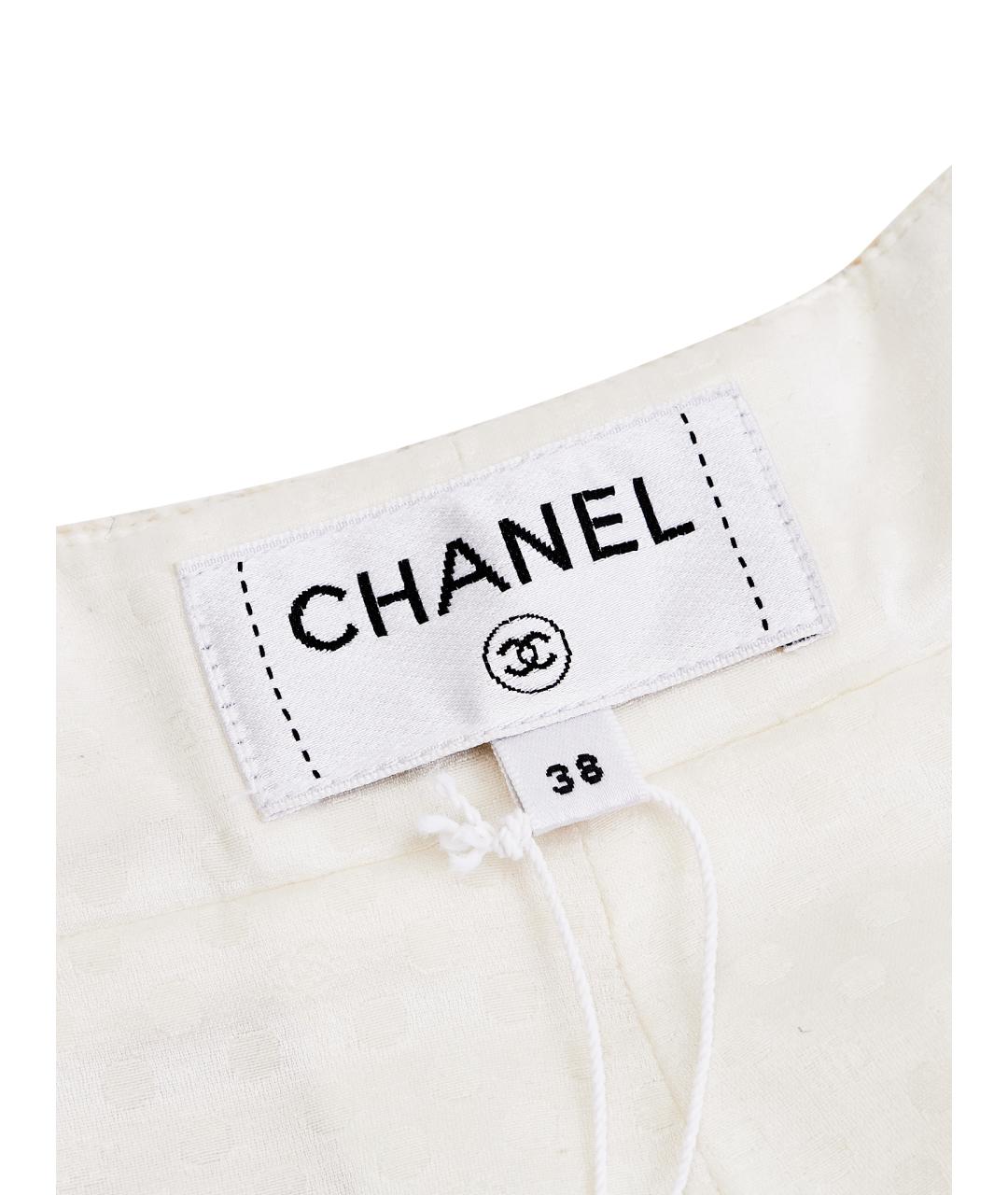 CHANEL Бежевые кашемировые брюки широкие, фото 12