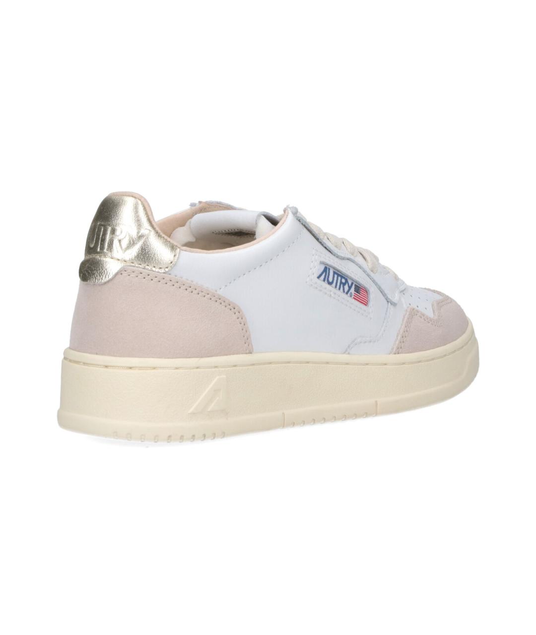 AUTRY Белые кожаные кеды, фото 4