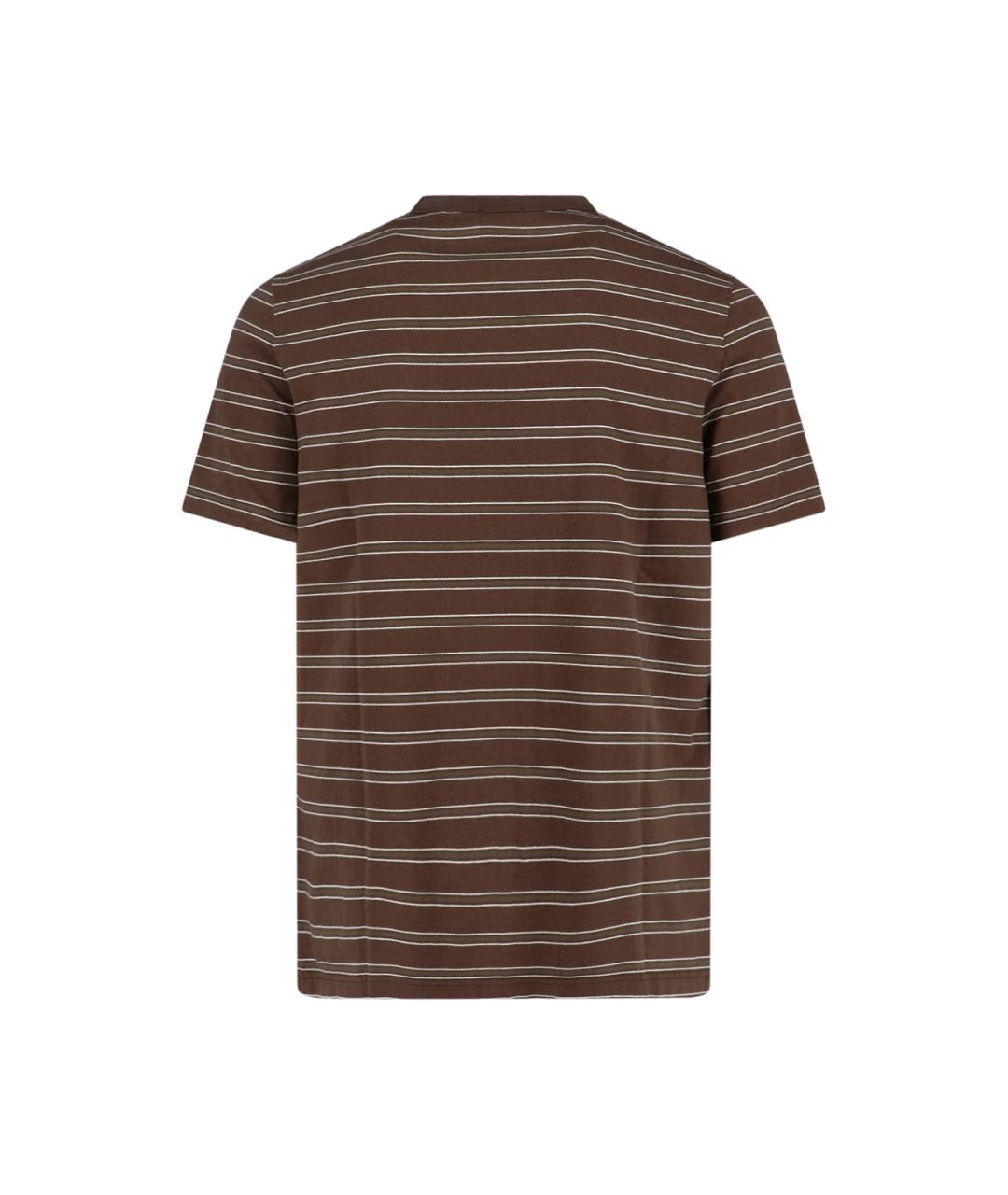 A.P.C. Коричневая футболка, фото 2