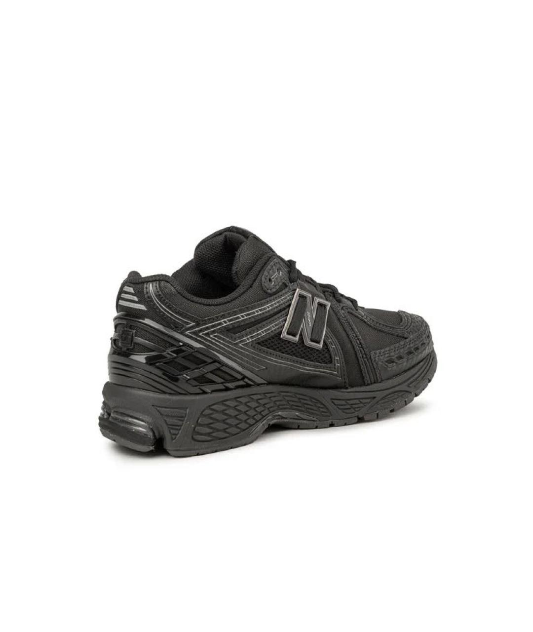 NEW BALANCE Черные текстильные низкие кроссовки / кеды, фото 4