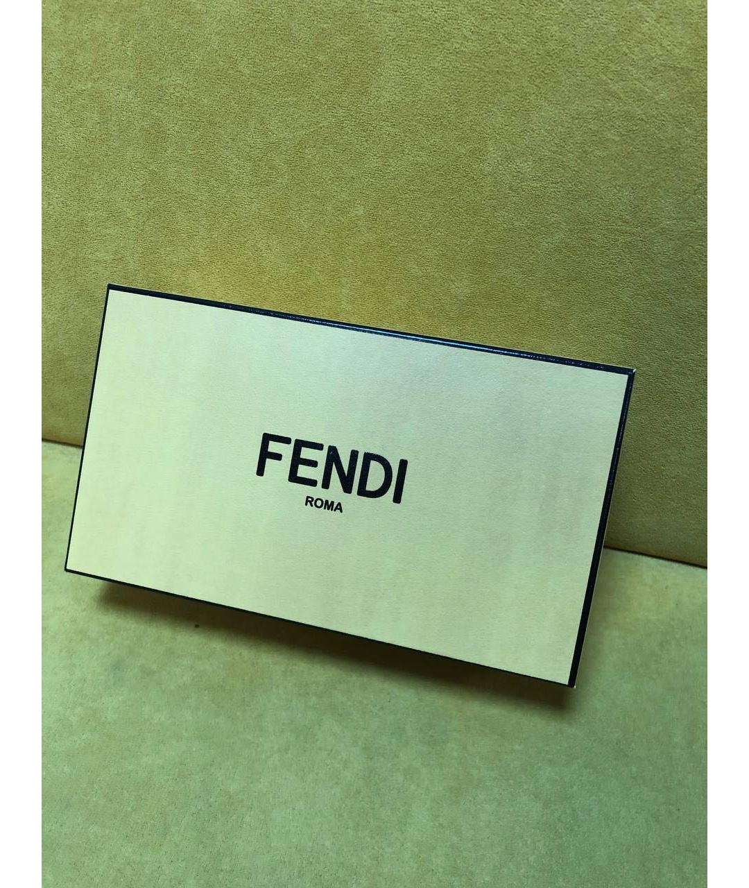 FENDI Розовые пластиковые солнцезащитные очки, фото 5