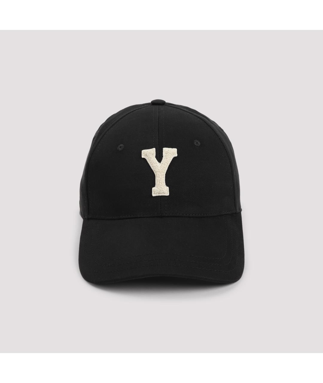 SAINT LAURENT Черная хлопковая кепка/бейсболка, фото 2