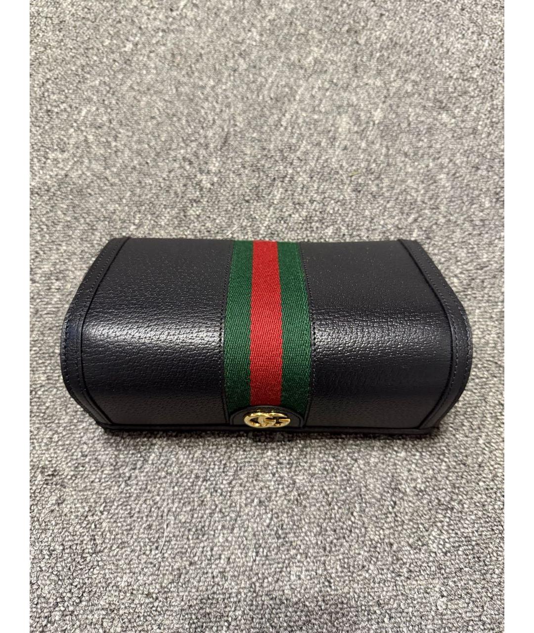 GUCCI Черный кожаный кошелек, фото 2