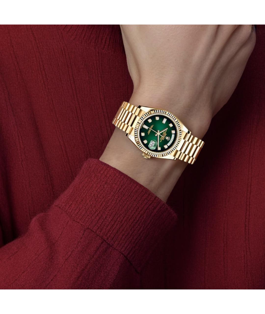 ROLEX Часы из желтого золота, фото 4