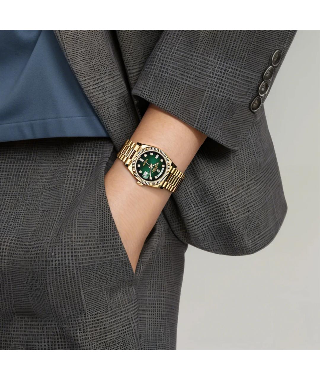 ROLEX Часы из желтого золота, фото 3