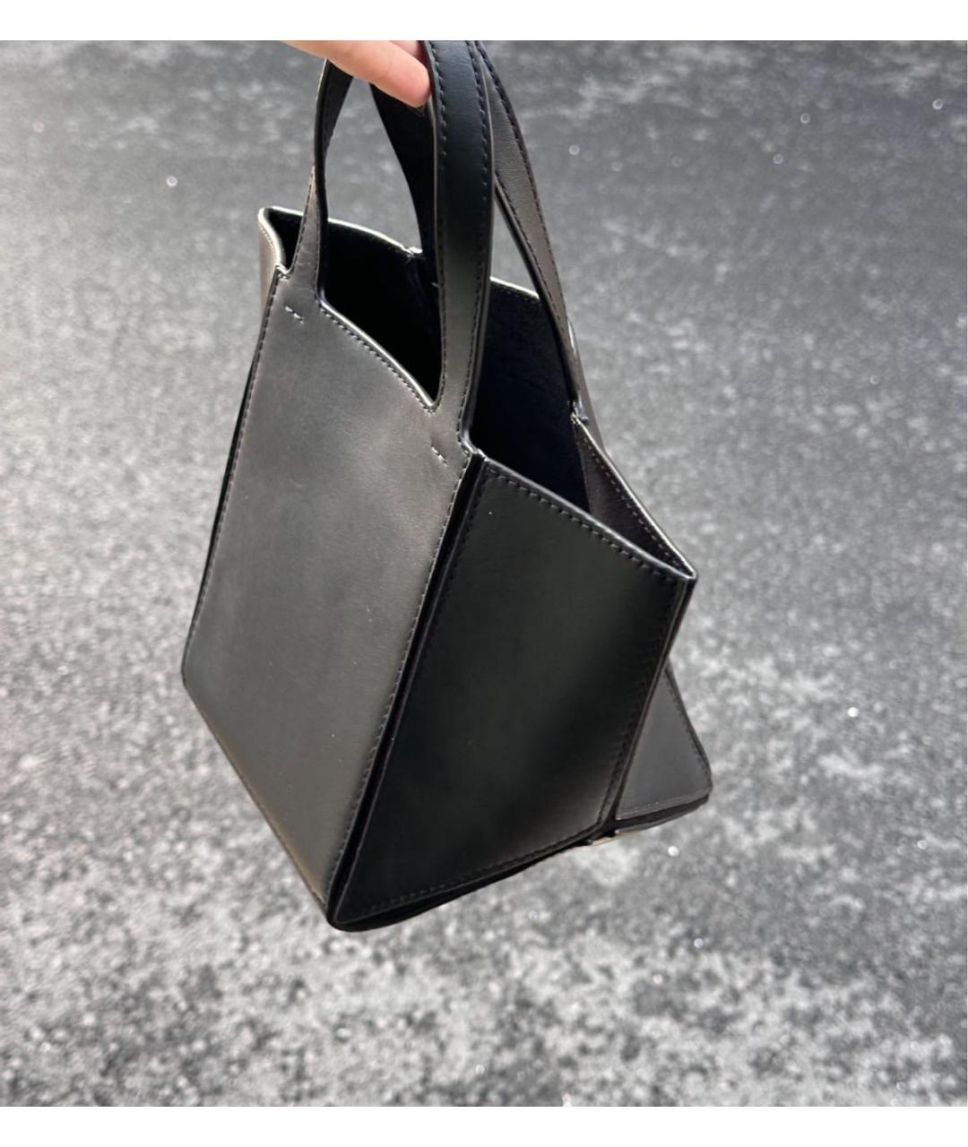 MICHAEL KORS Черная кожаная сумка с короткими ручками, фото 8