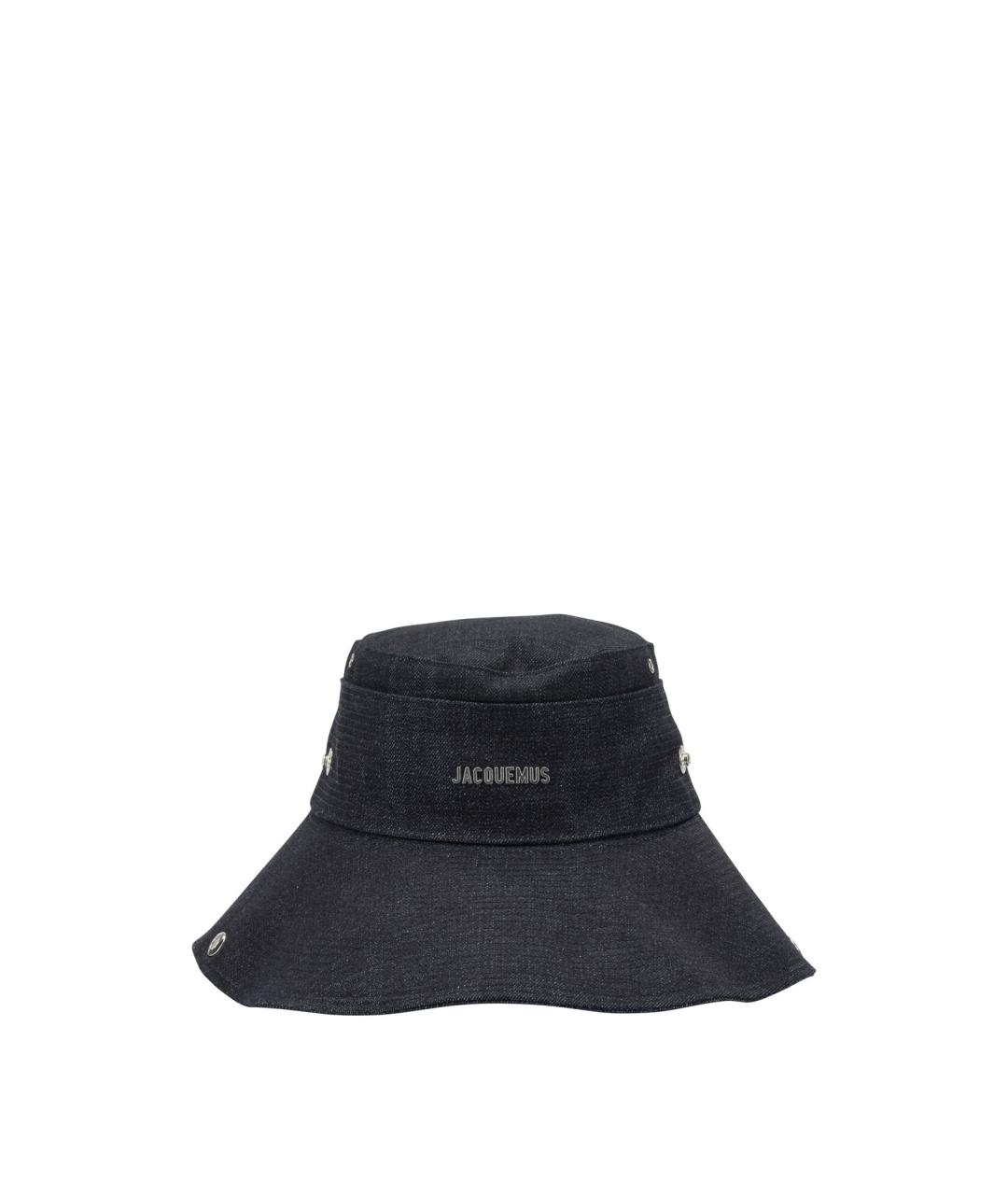 JACQUEMUS Синяя хлопковая шляпа, фото 1