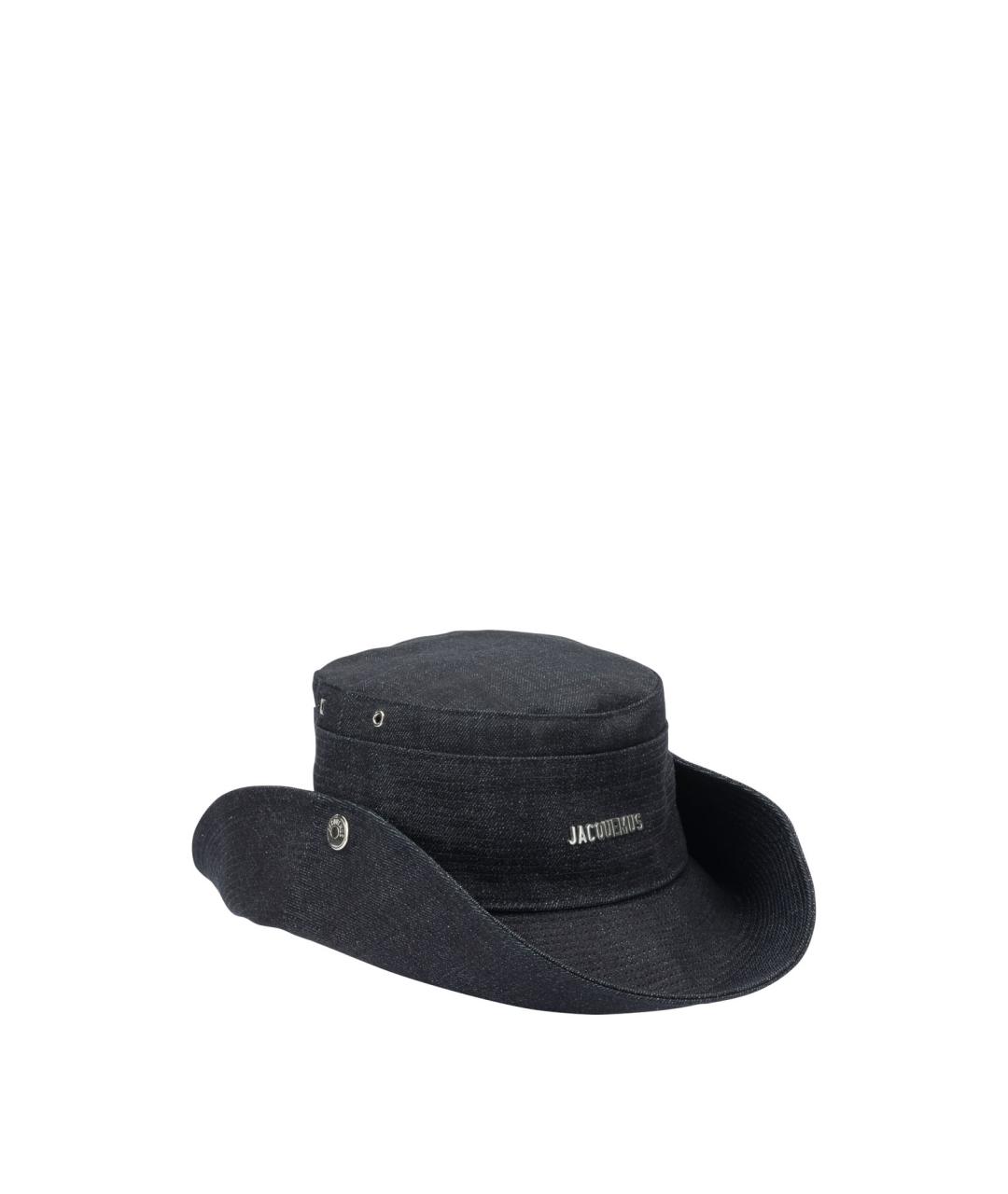 JACQUEMUS Синяя хлопковая шляпа, фото 2