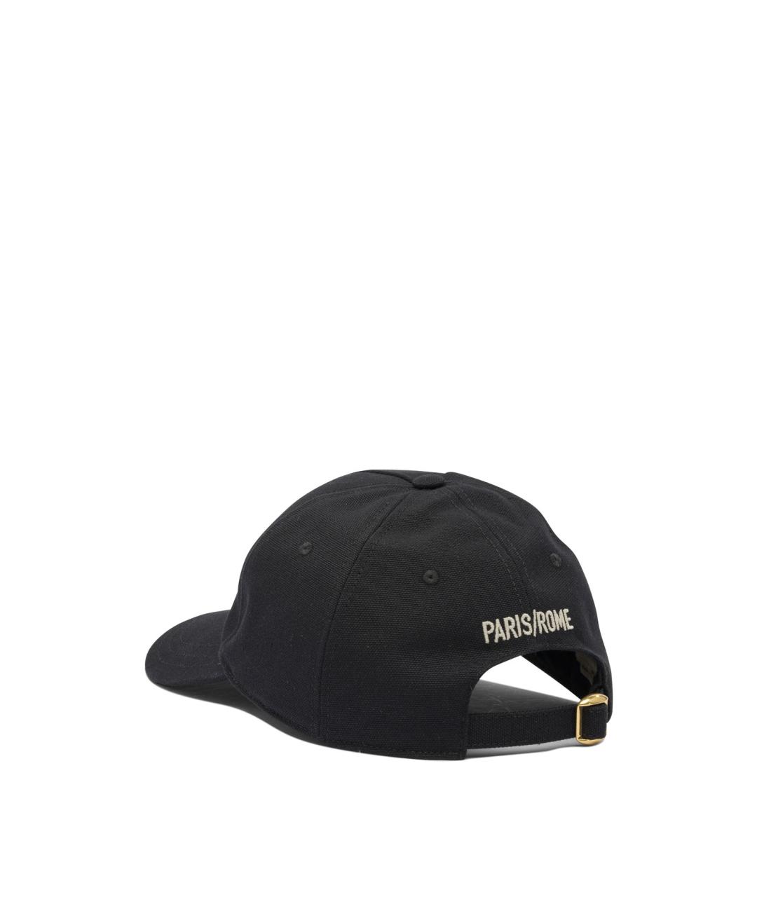 VALENTINO Черная хлопковая кепка/бейсболка, фото 3